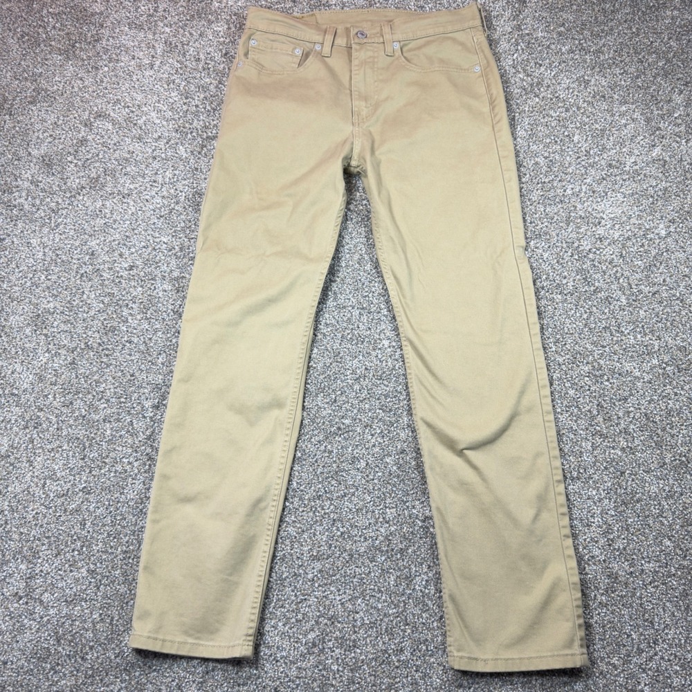 Levis 511 Slim Fit All Seasons Tech Khaki Tan Pants Mens 31 04511-2937 5 Pocket